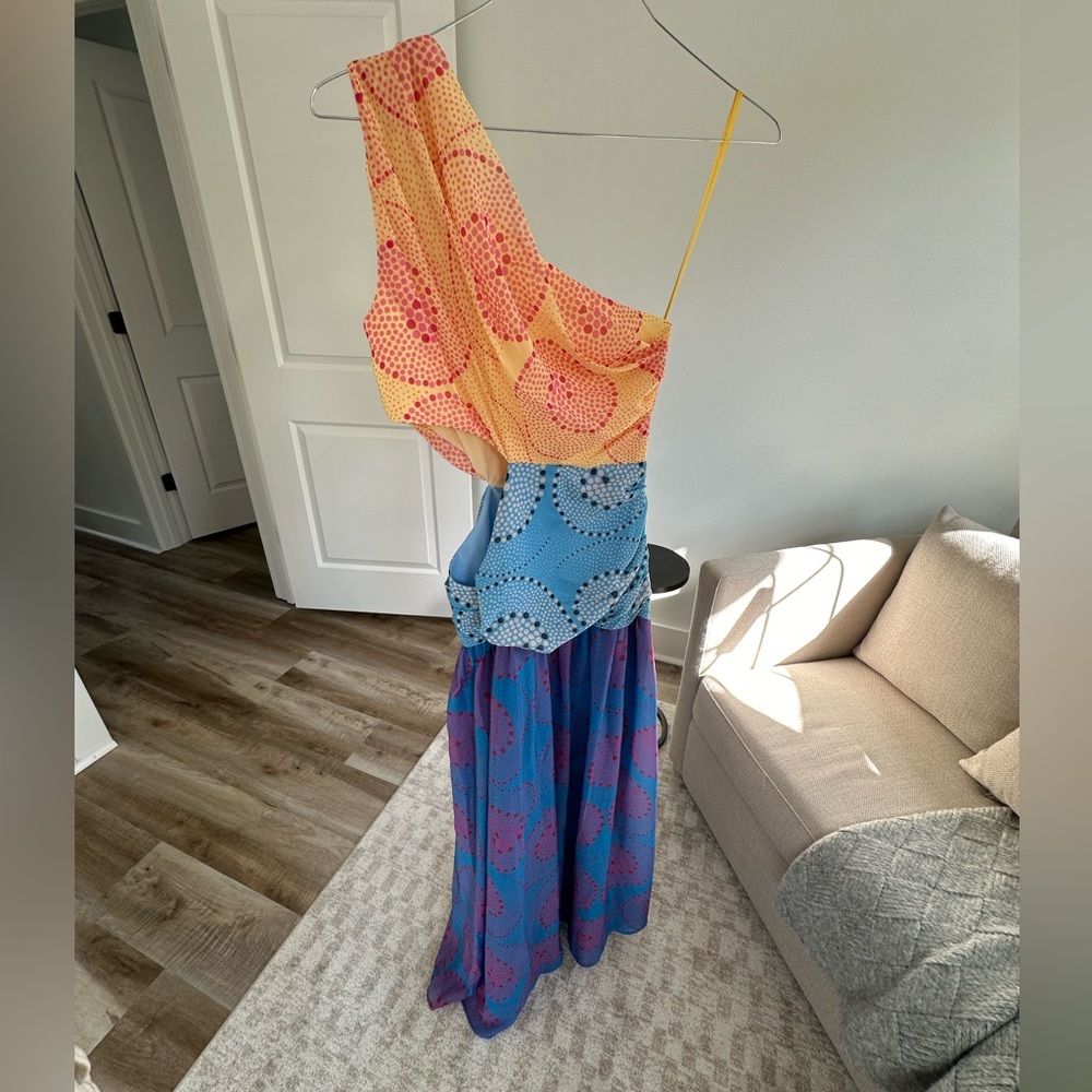 STAUD One shoulder dress